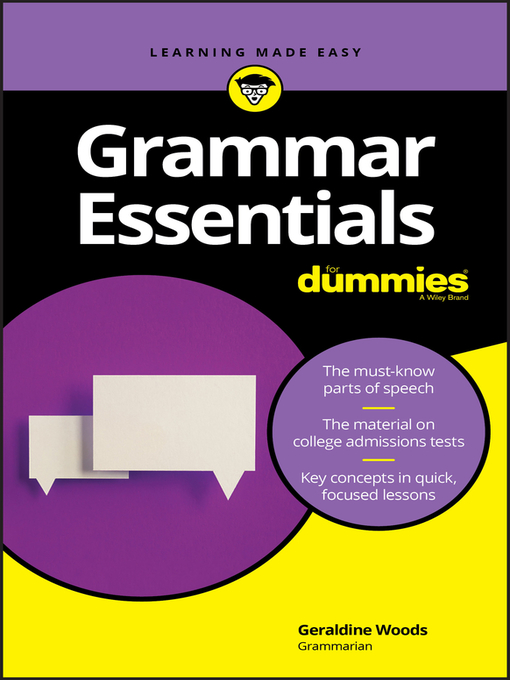 Title details for Grammar Essentials For Dummies by Geraldine Woods - Available